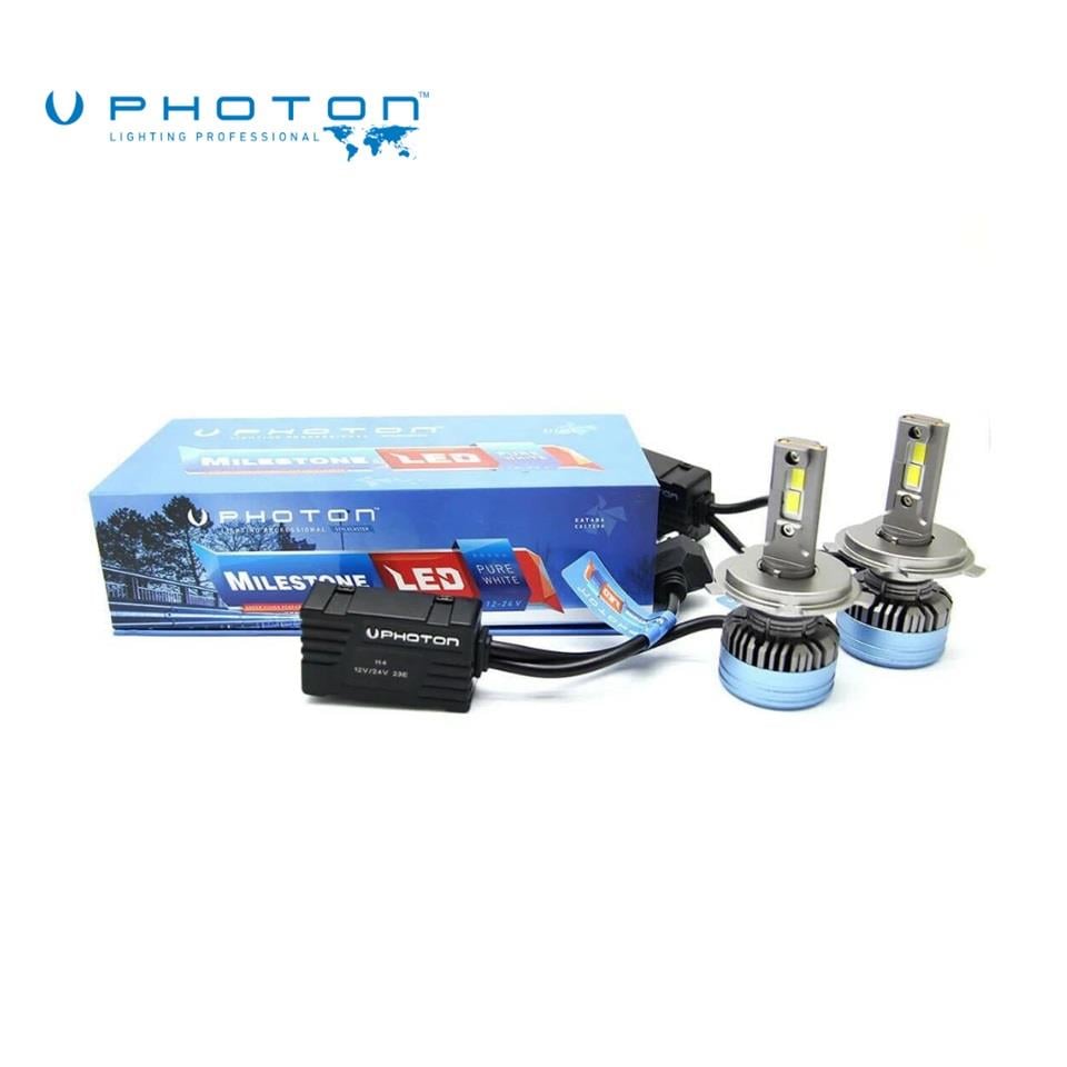 PHOTON 12V-24V H4 CSP LED XENON FAR AMPUL SETİ KATANA 6000K 12000 LÜMEN CANBUS
