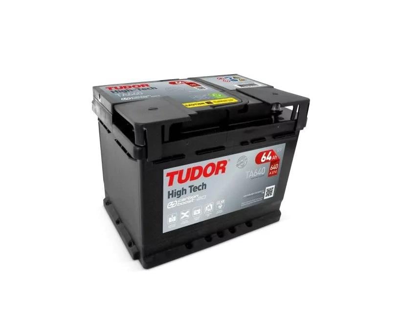 TUDOR 12V 64 AH AKÜ HIGH TECH 640A (EN) (242*175*190)