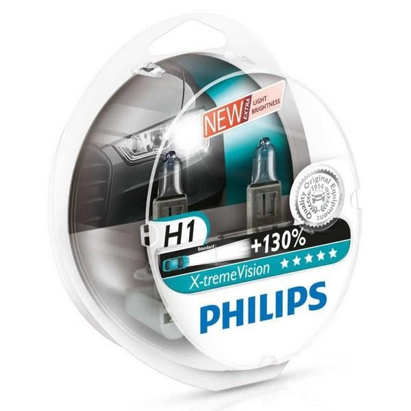 PHILIPS 12V H1 AMPUL 55W X-TREME VISION +%130 FAZLA IŞIK (2 AD)