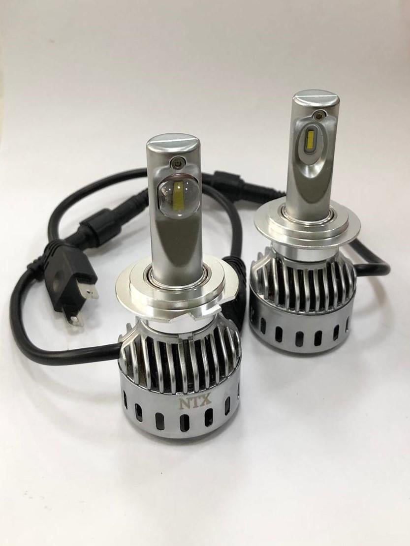 8V-48V H7 XENON LED FAR AMPUL SETİ GENİŞ ACI 6500K 8000 LÜMEN ZES LED