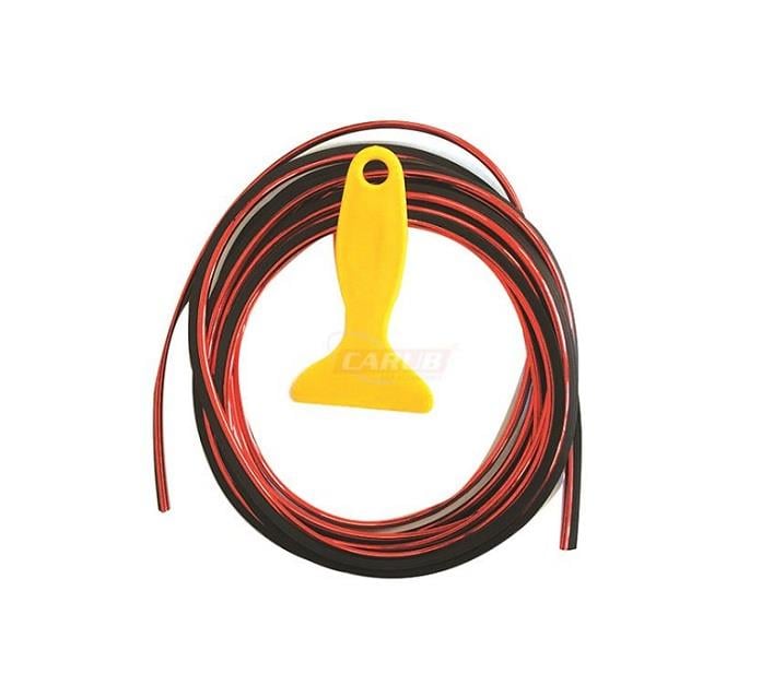 ARAÇ İÇİ DEKORATİF FOSFOR ŞERİT (KIRMIZI) TORPİDO (5 MT)