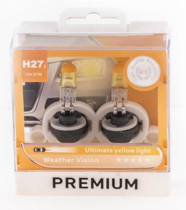 PREMIUM 12V H27 AMPUL 27W ULTIMATE YELLOW 3000K SARI L SOKET (2 AD)