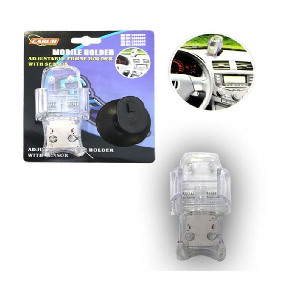 TELEFON TUTUCU IŞIKLI (VANTUZLU-SENSÖRLÜ) ŞEFFAF