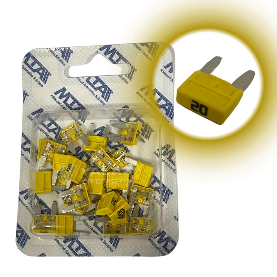 MTA MİNİ BIÇAK SİGORTA 20 A (25 ADET) (11*16 MM)
