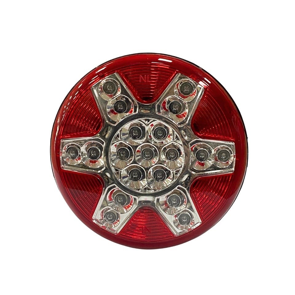 12V ARKA SİS LAMBASI LEDLİ (YUVARLAK) GÜLERYÜZ COBRA-MITSUBISHI-OTOKAR-TEMSA (122 MM)