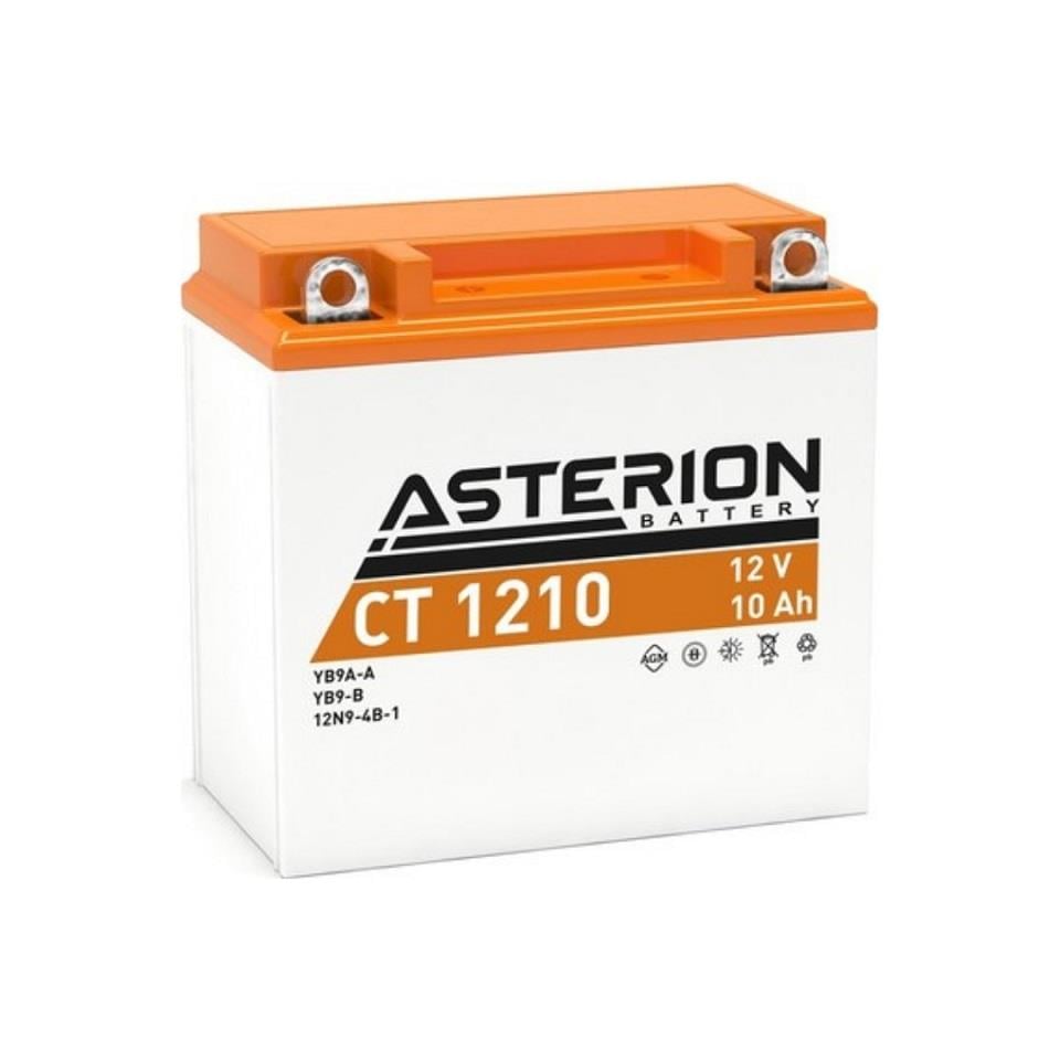 ASTERION 12V 10 AH MOTOSİKLET AKÜSÜ AGM (140*80*143) (YB9A-YB9B-12N9) (+/-) ** TERS **