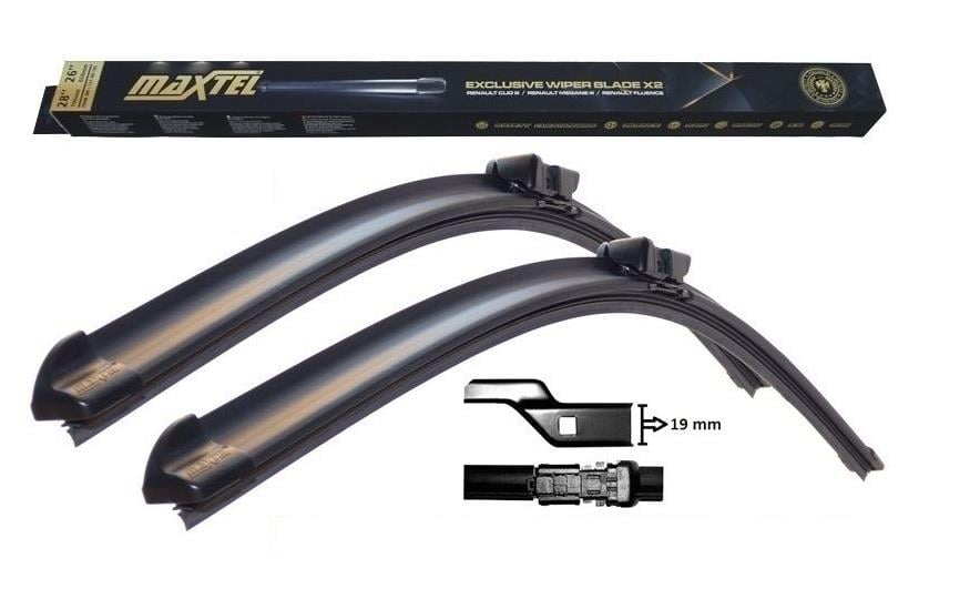 SİLECEK SÜPÜRGESİ 600/350 MM AEROTWIN (19 MM SÜRGÜLÜ) FIAT 500-FORD KA-RENAULT ZOE-OPEL MOKKA