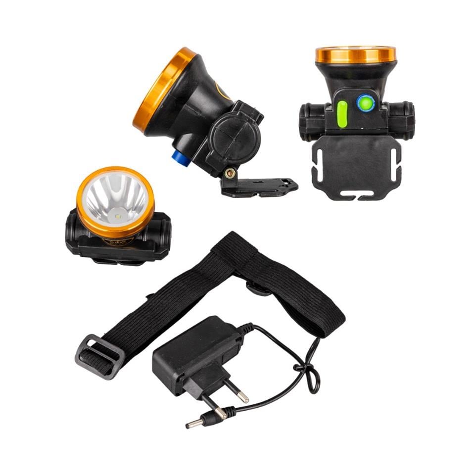 KAFA FENERİ (LEDLİ ALIN ÇALIŞMA LAMBASI) SU GEÇİRMEZ ŞARJLI 