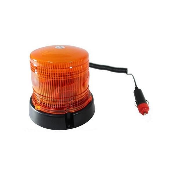 DEMMON 12V-24V ÇAKAR TEPE LAMBA 80 LEDLİ MIKNATISLI ÇAKMAK FİŞLİ SARI (170*176 MM)