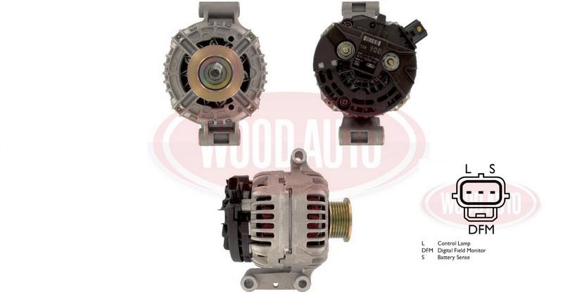 BOSCH 12V ALTERNATÖR DİNAMO 105 A (3 FİŞ YAN SOKETLİ) (L-S-DFM) FORD TRANSİT V184 2000-2006