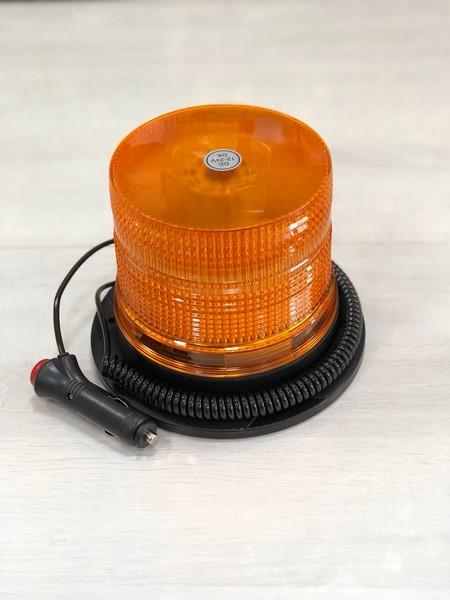 DEMMON 12V-24V ÇAKAR TEPE LAMBA 60 LEDLİ 2 FONKSİYONLU MIKNATISLI ÇAKMAK FİŞLİ SARI (175*130 MM)