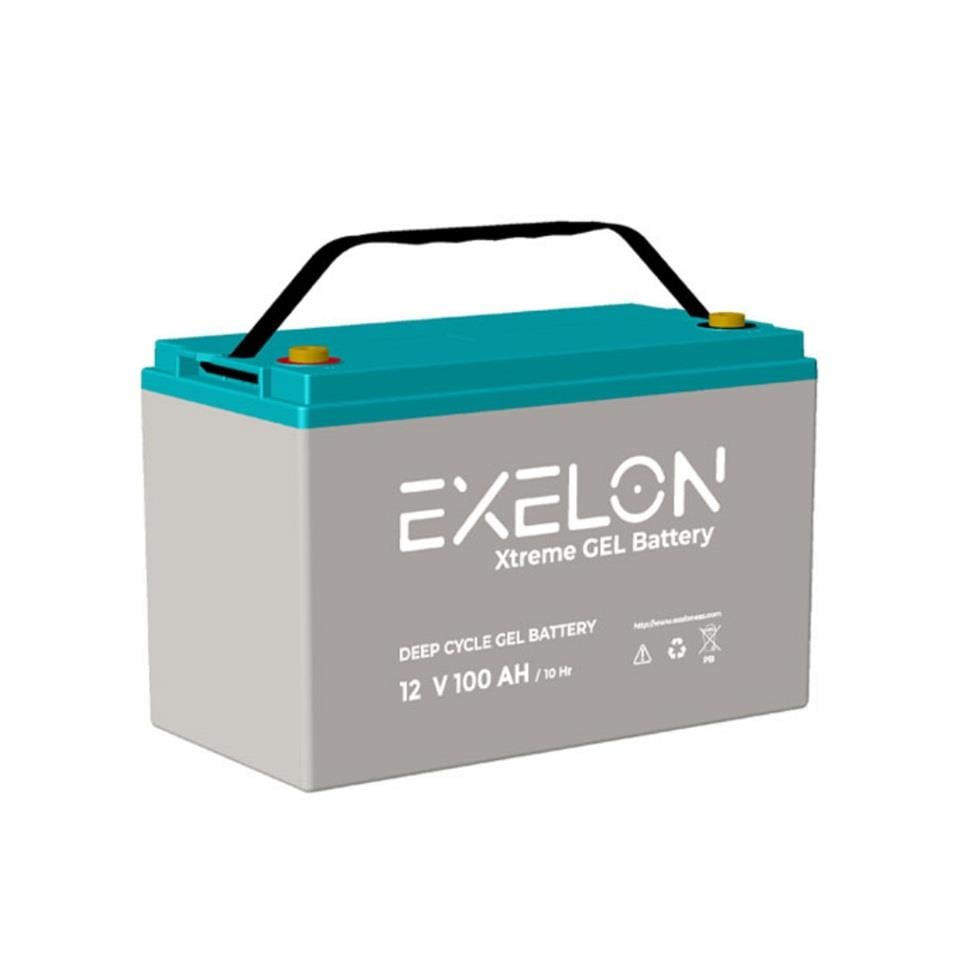 EXELON 12V 100 AH JEL AKÜ 10 HR (330*173*222) (30 KG) 