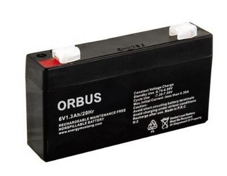 ORBUS 6V 1.3 AH AKÜ KURU TİP (98*25*52) (0.27 KG) TSE'Lİ