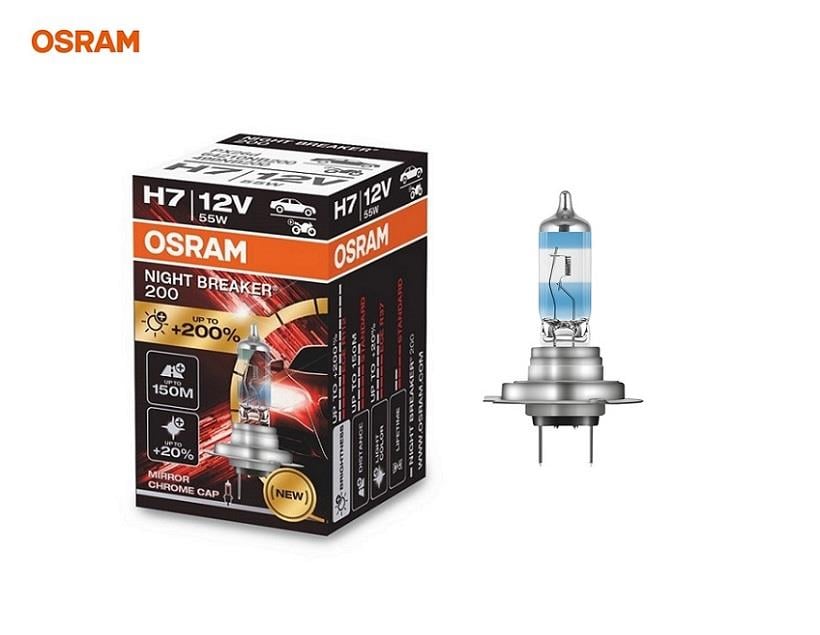 OSRAM 12V H7 AMPUL 55W +%200 FAZLA IŞIK NIGHT BREAKER