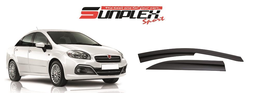SUNPLEX CAM RÜZGARLIĞI MUGEN FIAT LINEA 2007 > (4 AD)