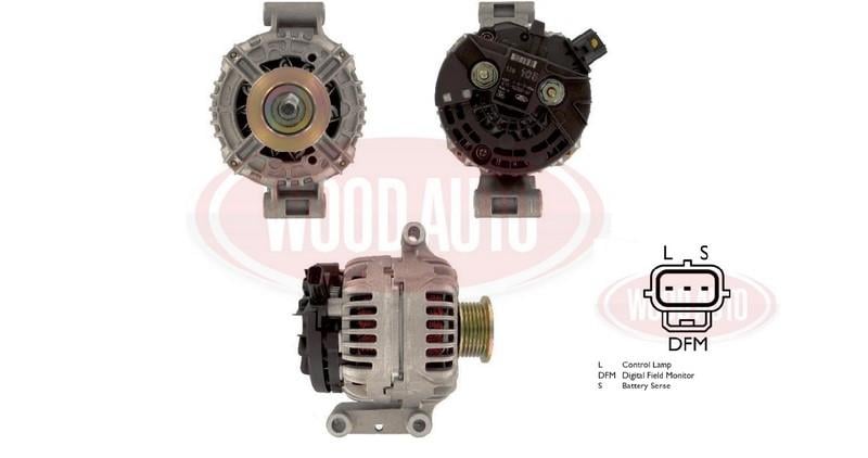 BOSCH 12V ALTERNATÖR DİNAMO 105 A (3 FİŞ YAN SOKETLİ) (L-S-DFM) FORD TRANSİT V184 2000-2006