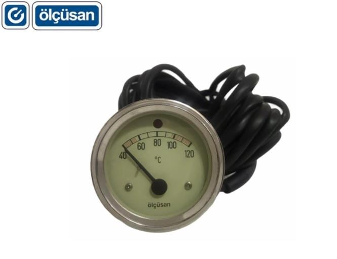ÖLÇÜSAN HARARET SAATİ CİVALI 5 MT (40°C-120°C) (İKAZLI) (60 MM)
