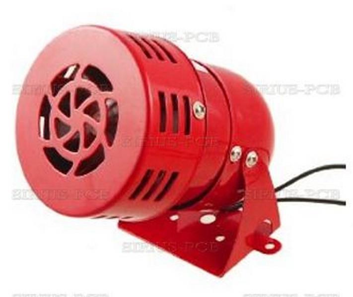 220V MİNİ METAL SİREN KIRMIZI 40W 105dB