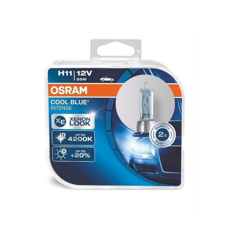 OSRAM 12V H11 AMPUL 55W +%20 FAZLA IŞIK 4200K COOL BLUE (2 AD)