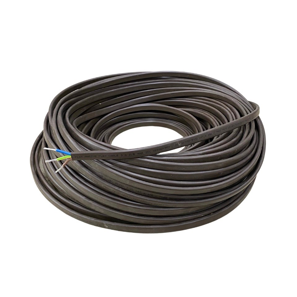 3 X 2.5 MM TTR KABLO (YASSI) (KAHVERENGİ MARİN) (1 MT)