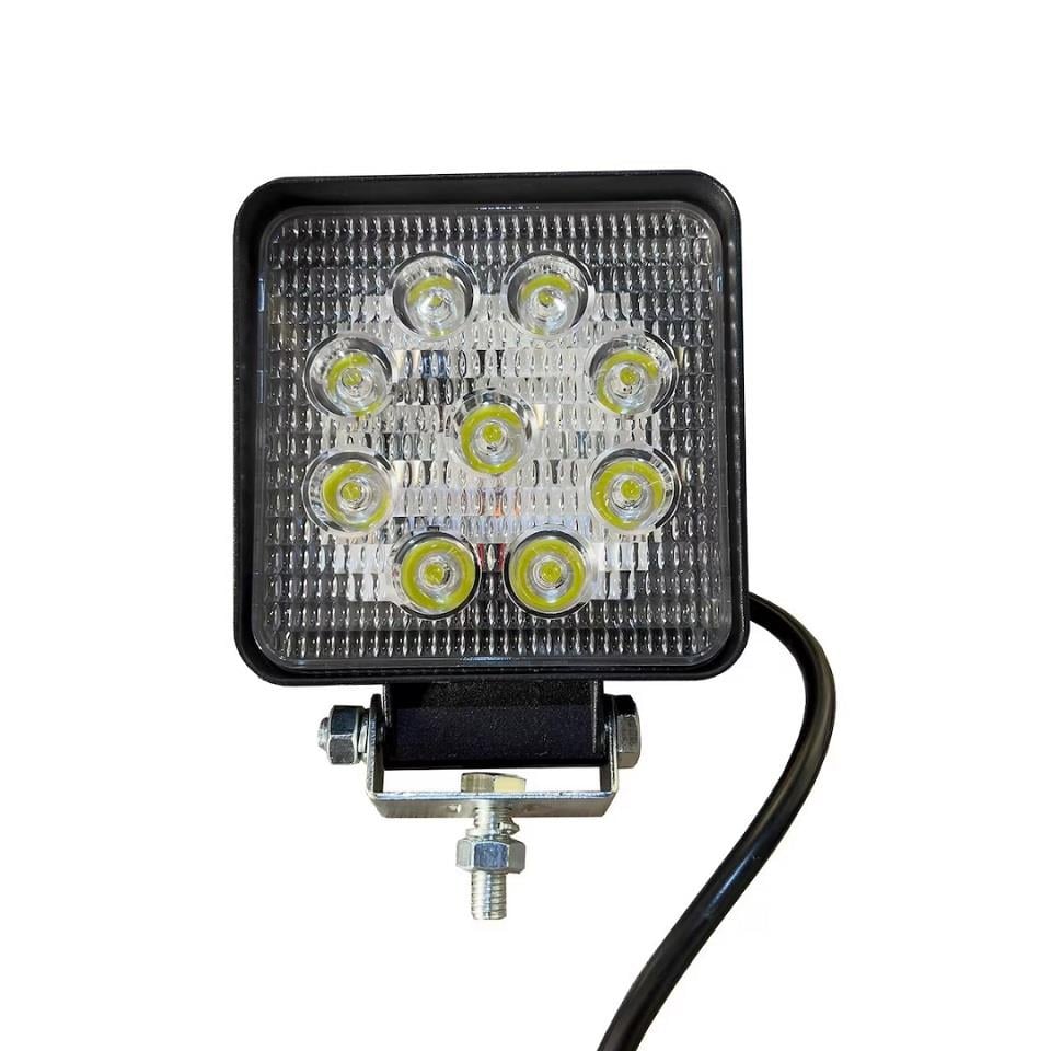 DEMMON 10V-30V ÇALIŞMA LAMBASI KARE (9 X 3W POWER LEDLİ) (108*108 MM) E9