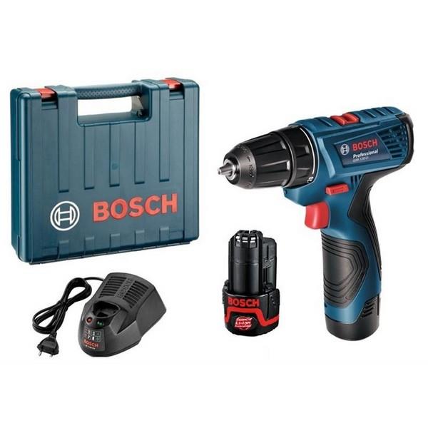 BOSCH 12V ÇİFT AKÜLÜ VİDALAMA MAKİNASI 1.5 AH (GSR 120-LI)