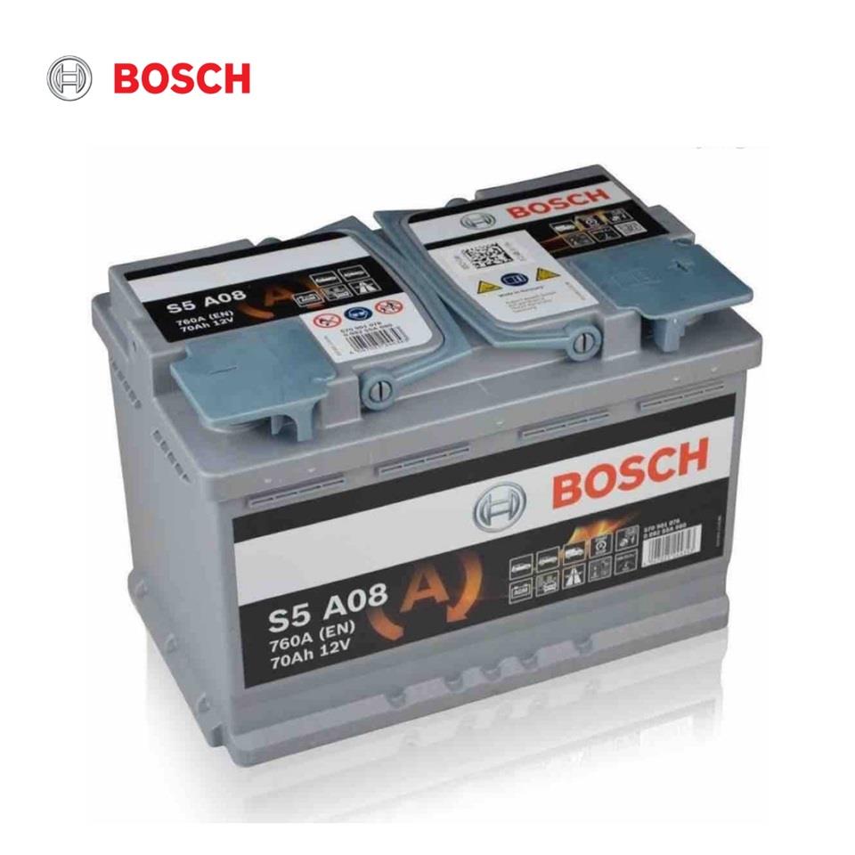 BOSCH 12V 70 AH AKÜ AGM 760 A (EN) (START-STOP) (S5 A04) (278*175*190)
