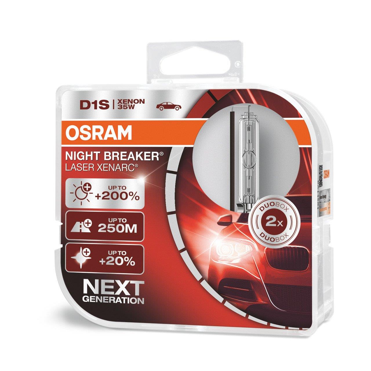 OSRAM XENON AMPUL D1S 35W 4300K+%200 FAZLA IŞIK+%20 BEYAZ IŞIK (2 AD)