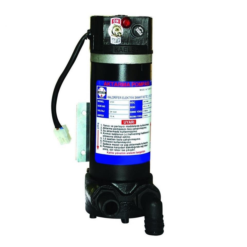 12V SIVI AKTARMA POMPASI (40 LT/DK) (DIŞTAN) 