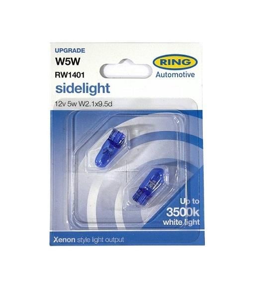 RING 12V DİPSİZ AMPUL T10 5W BEYAZ IŞIK (2 AD)
