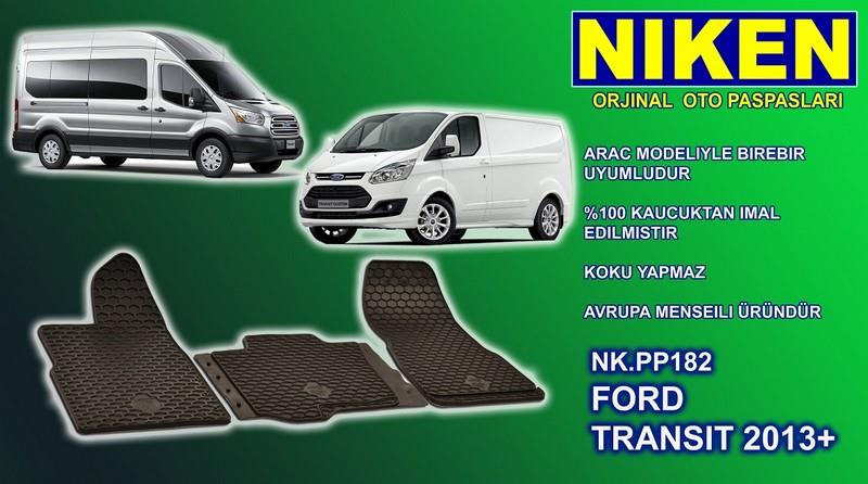 ARAÇ PASPASI SİYAH (ÖN) (3 PARÇA)FORD TRANSİT 2013 > 