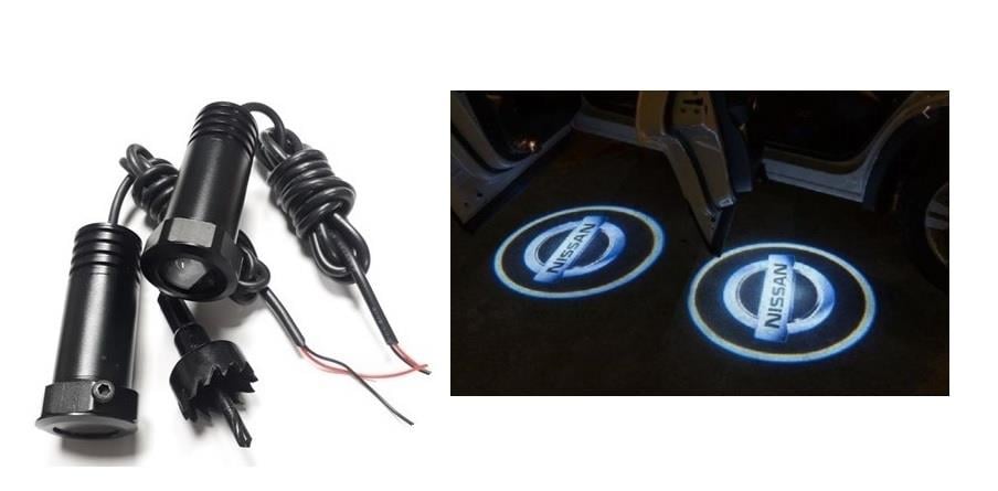 KAPI ALTI LOGO LAZER IŞIK LED 3D (NISSAN) (2 AD)