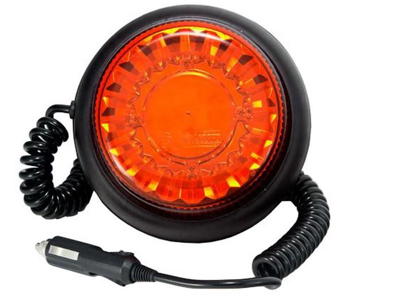 FRISTOM 12V-55V ÇAKAR LAMBA 20 LEDLİ MIKNATISLI ÇAKMAK FİŞLİ SARI (ALÇAK TİP) (165*78 MM) E9