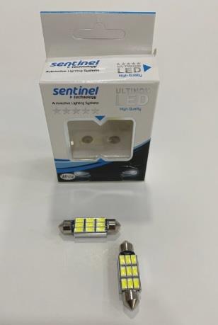12V SOFİT AMPUL 9 LEDLİ BEYAZ (39 MM) (2 AD)