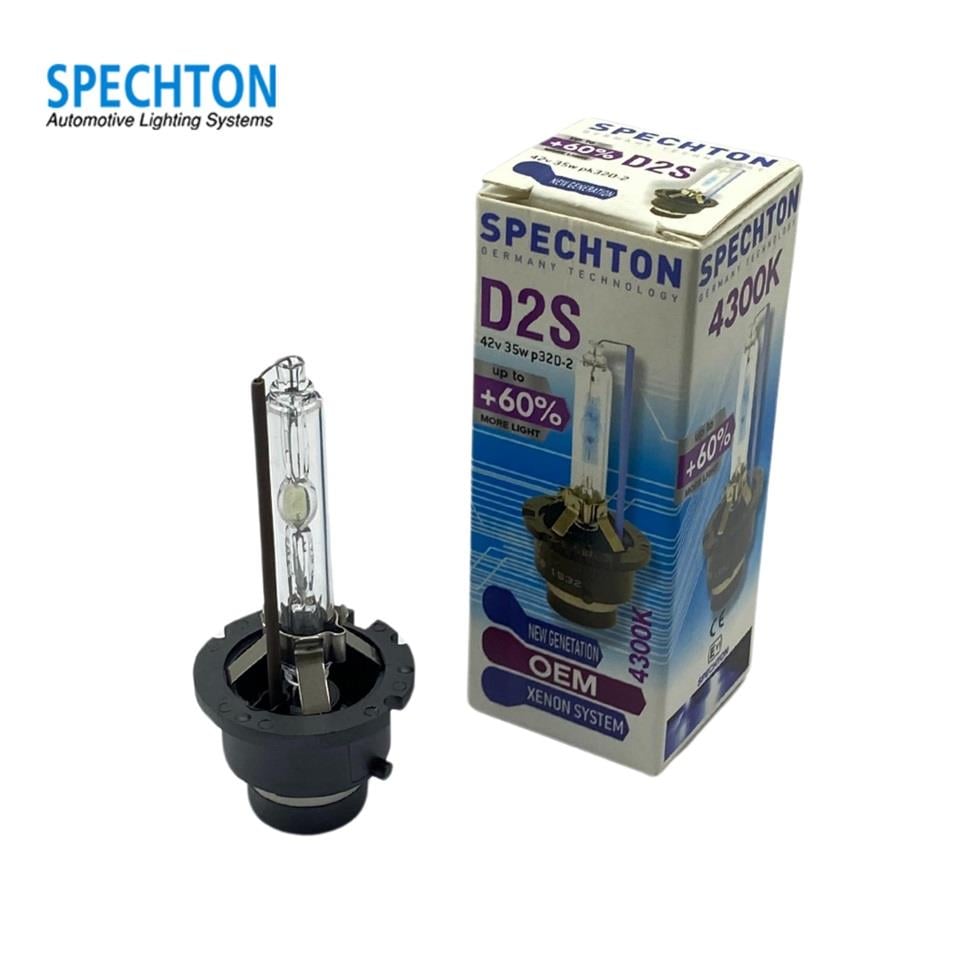 SPECHTON 12V-85V XENON AMPUL D2S 35W %60 FAZLA IŞIK 4300K