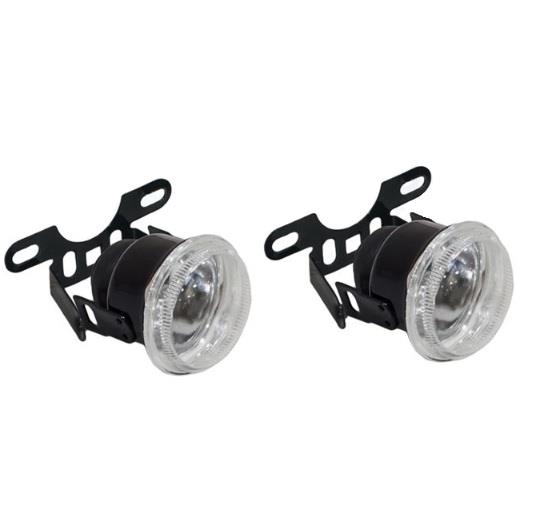 SİS LAMBASI YUVARLAK BEYAZ (H3 AMPULLÜ) (60 MM) (2 AD)