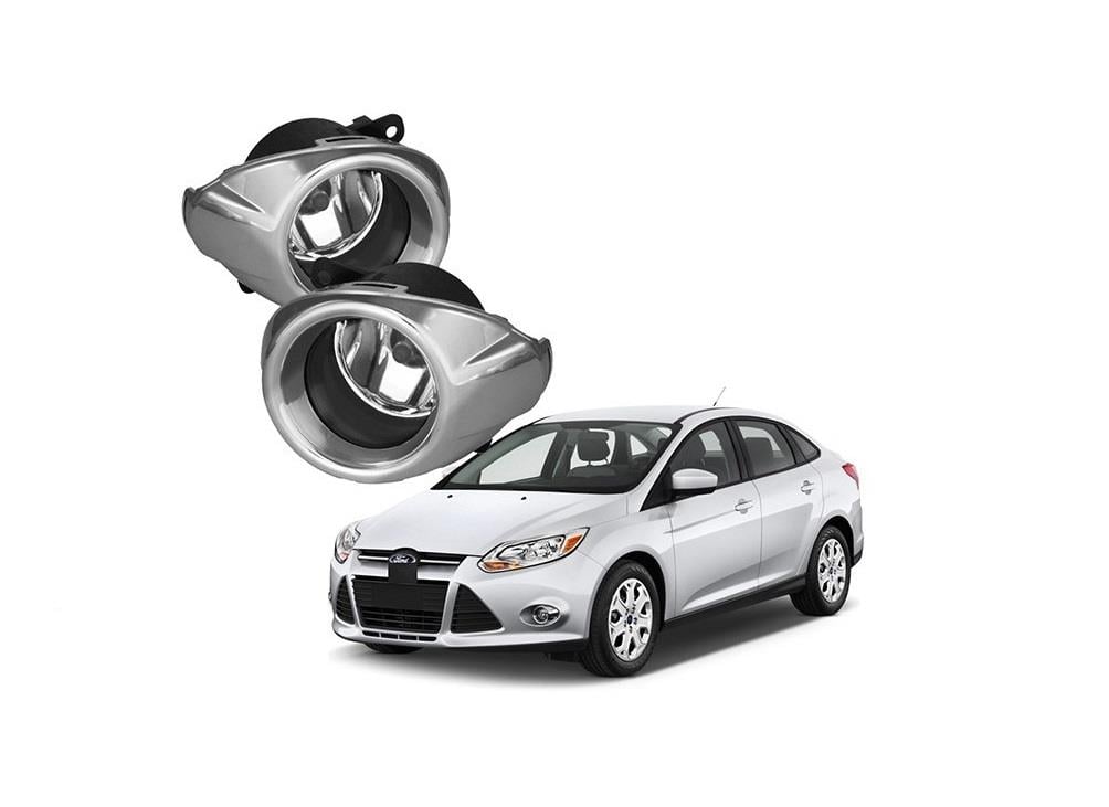 SİS LAMBASI SETİ AMPULLÜ (KROM ÇERÇEVELİ) FORD FOCUS 2012-2014
