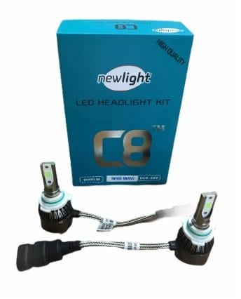 NEWLIGHT 9V-32V HB4 9006 COB LED XENON FAR AMPUL SETİ 12000K BUZ MAVİ