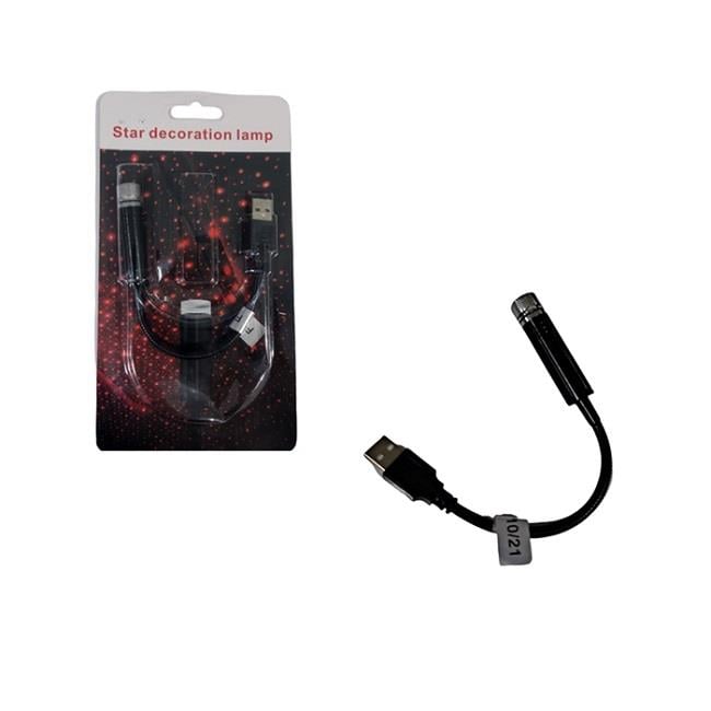12V DEKORASYON LAMBA LAZER KIRMIZI YILDIZ USB