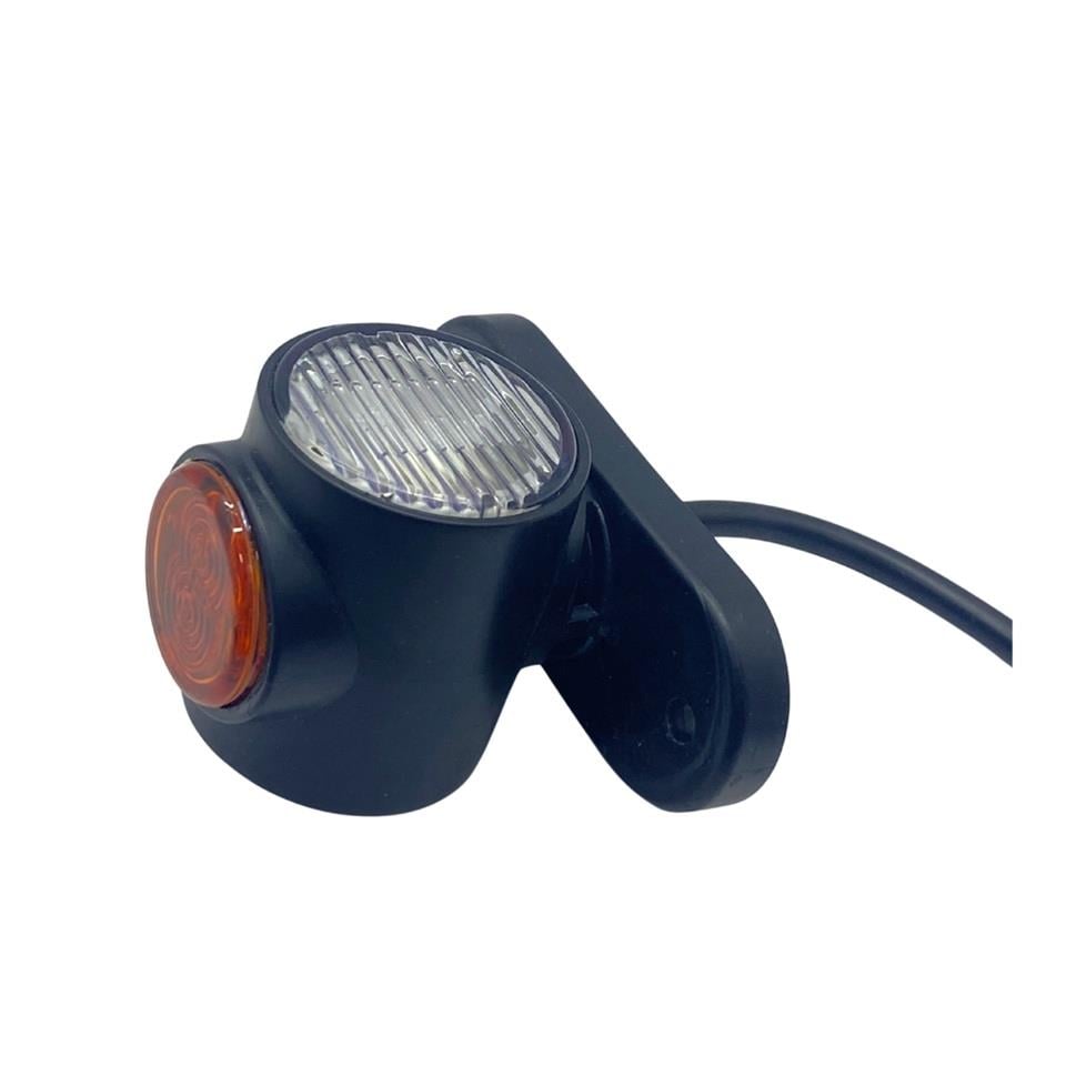 24V BOYNUZ TAKOZ LAMBASI KISA  (LEDLİ) SARI-KIRMIZI-BEYAZ SAĞ