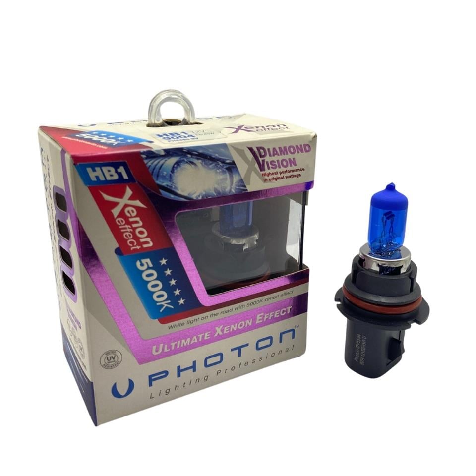 PHOTON 12V HB1 AMPUL 65/45W DIAMOND VISION 5000K BEYAZ IŞIK (9004) (2 AD)