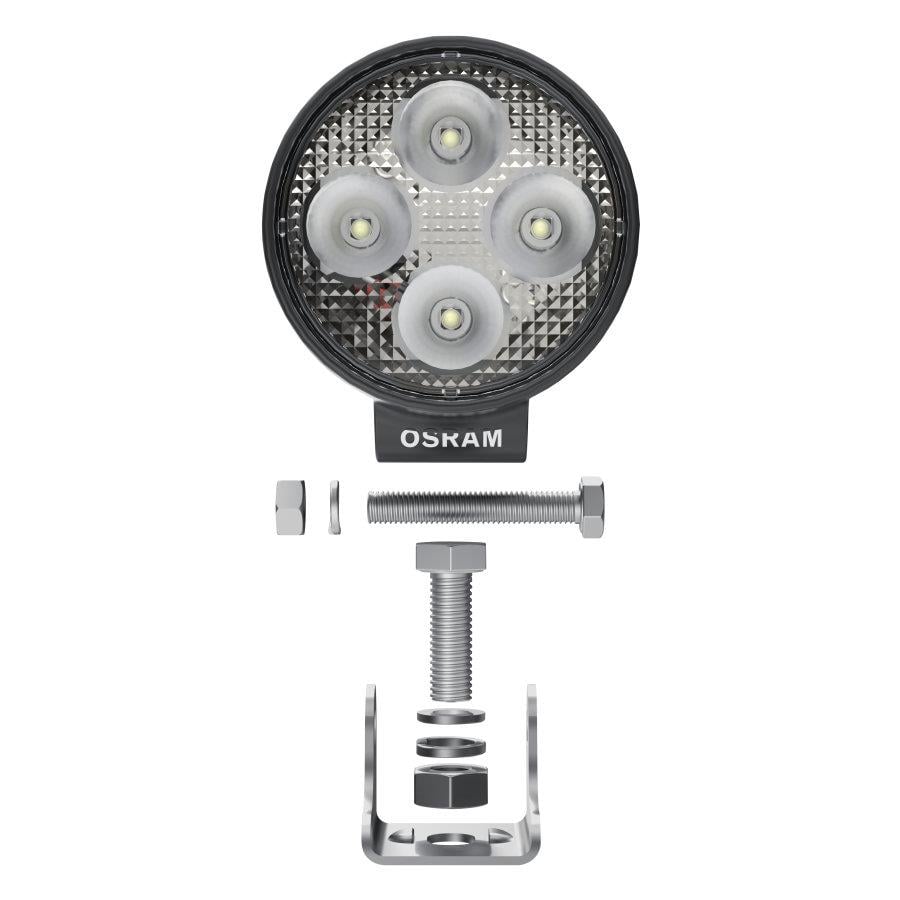 OSRAM 12V-24V OFF-ROAD ÇALIŞMA LAMBASI YUVARLAK (4 LEDLİ) 22W 6000K 1150 LUM (240MT MESAFE) (83 MM)