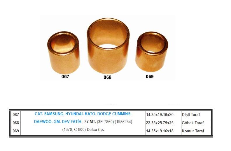 MARŞ BURCU DELCO TİP (37MT) BMC DEV FATİH-CATERPILLAR-DAEWOO-DODGE-KATO İŞ MAKİNASI (3 AD)