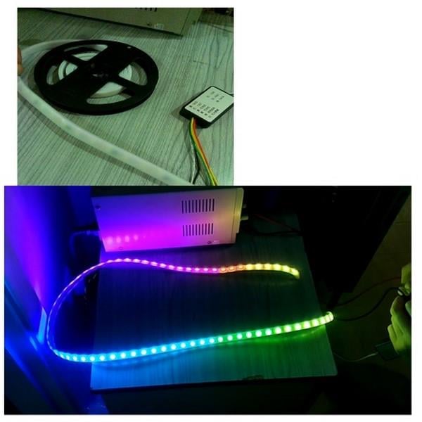 12V ŞERİT KAYAR LED 5-FONKSİYONLU BAGAJ (7 RENK)