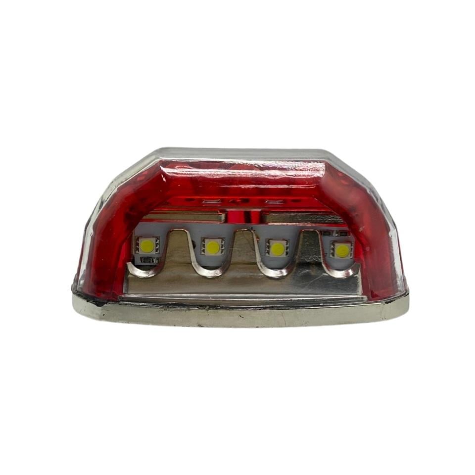 12V-24V PLAKA-POZİSYON LAMBASI 8 LEDLİ (KIRMIZI)
