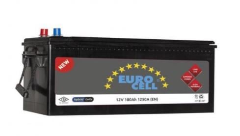 EUROCELL 12V 180 AH AKÜ 1250 A (EN) (513*223*223)