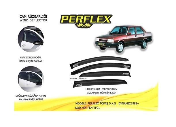 PERFLEX CAM RÜZGARLIĞI MUGEN TOFAŞ M131/DOĞAN/KARTAL/ŞAHİN (4 AD)