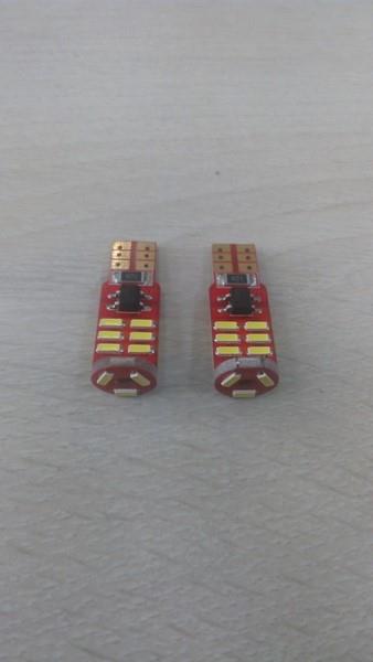 12V DİPSİZ AMPUL T10 (15 LEDLİ) BEYAZ (2 AD)