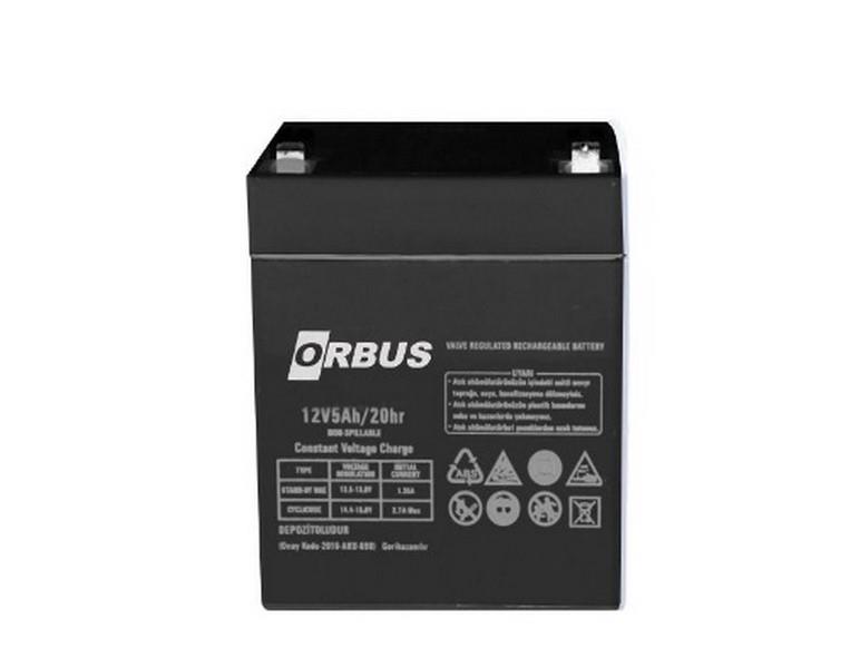 ORBUS 12V 5 AH AKÜ KURU TİP (90*70*101) (1,3 KG) TSE'Lİ