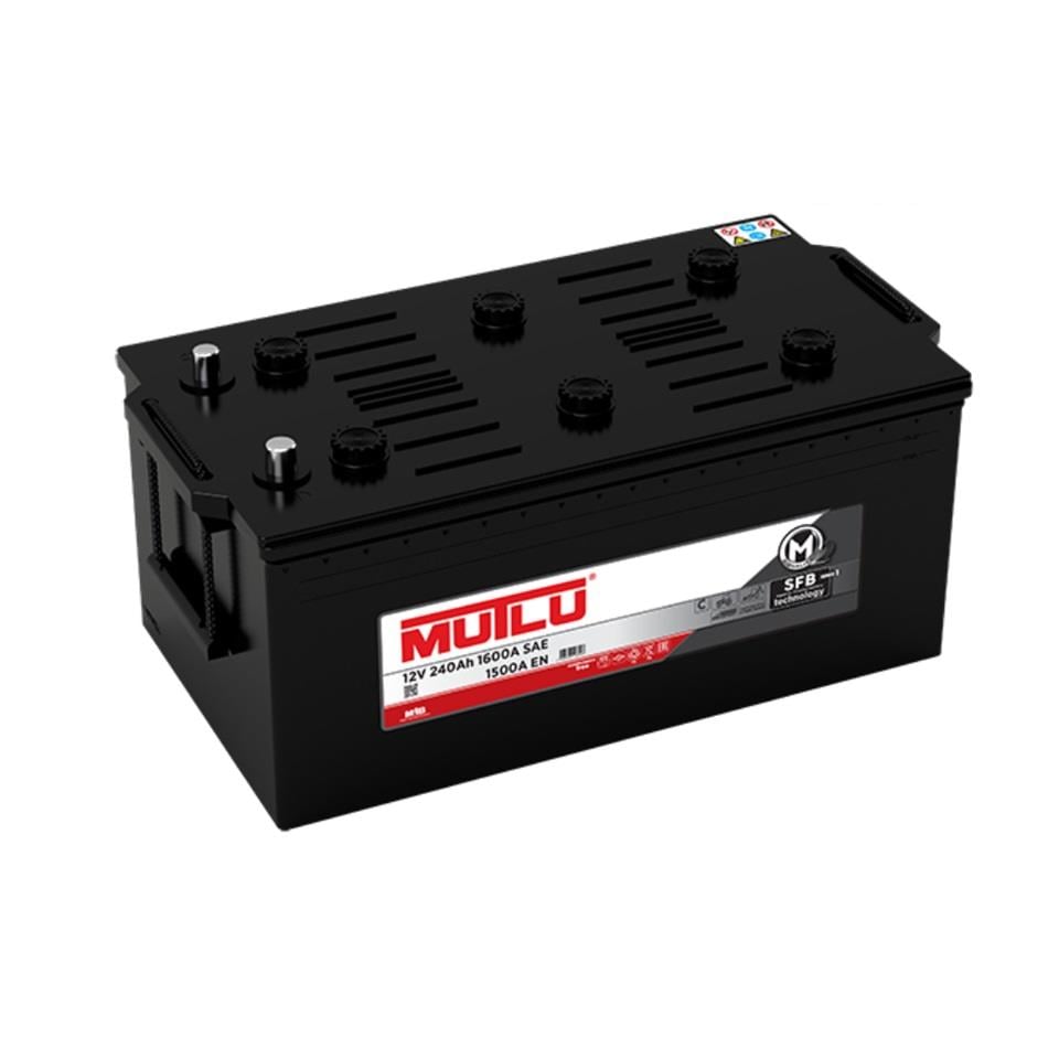 MUTLU 12V 240 AH AKÜ SFB 1500 A (EN) HD (AĞIR HİZMET) (518*273*242)